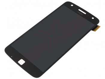 Pantalla completa Service Pack Super AMOLED negra para Lenovo Moto Z Play, XT1635-02
