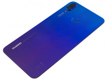 Tapa de batería Service Pack azul / violeta con sensor de huella para Huawei Nova 3i / Huawei P Smart + / P Smart Plus
