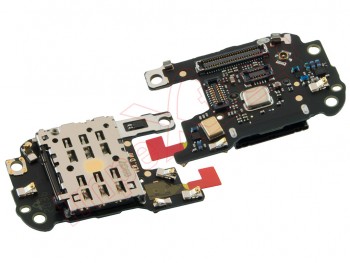 PREMIUM Lower auxiliary plate with SIM card connector / reader and microphone for Huawei P30 Pro, VOG-L29.