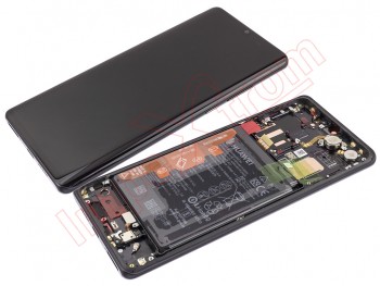 Pantalla completa Service Pack OLED negra para Huawei P30 Pro, VOG-L29