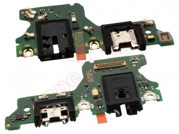 Placa auxiliar Service Pack con conector de carga micro USb, micrófono y conector de audio jack 3,5mm para Huawei P40 Lite E / Huawei Y7p