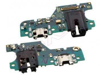 Service Pack Auxiliary plate with micro USB charging connector, microphone and 3,5mm audio jack connector for Huawei Y6p, MED-LX9