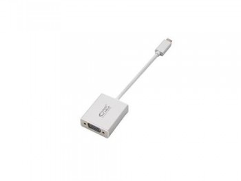CONVERSOR USB-C A VGA, USB-C/M-VGA/H, ALUMINIO 0.1M NANOCABLE