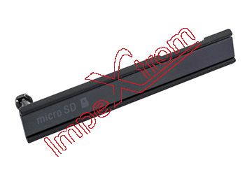 Tapa lateral negra de tarjeta micro SD para Tablet Sony Xperia Z SGP 321, 311, 312, 341, 351