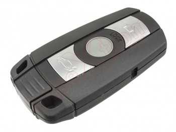 Carcasa genérica compatible para telemandos BMW Serie 5, 3 botones, con hueco tapa de batería
