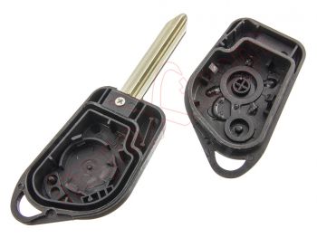 Producto genérico - Carcasa llave + espadin para Citroen Berlingo / Picasso con espadin encastrado