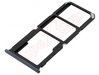 Bandeja Dual SIM + MicroSD negra "Fluid black" para Oppo A54 5G, CPH2195