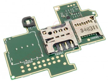 Flex con conector de tarjeta SIM y tarjeta de memoria MicroSD para Sony Xperia M, C1904, C1905