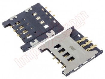 Conector con lector de tarjeta SIM para Samsung Galaxy Young, S6310, LG L3 II E430