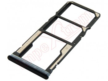 Space black Bandeja Dual SIM + micro SD tray for Xiaomi Redmi Note 8, M1908C3JH, M1908C3JG, M1908C3JI