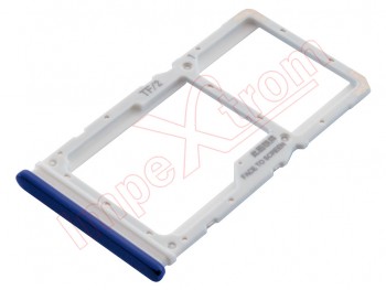 Blue Dual SIM / micro SD tray for Xiaomi Redmi Note 8 Pro, M1906G7