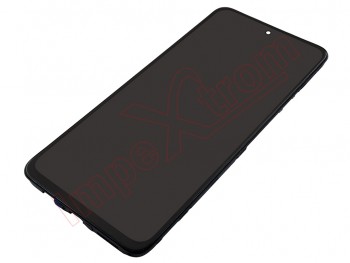 Pantalla completa Service Pack IPS LCD negra con marco para Xiaomi Pocophone M4 Pro 5G, 21091116AG