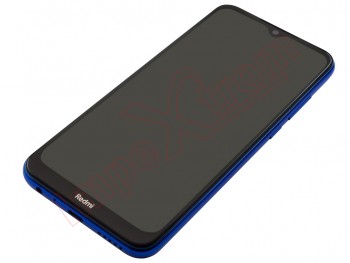 Pantalla completa Service Pack IPS LCD con marco azul "Starscape blue" para Xiaomi Redmi Note 8T