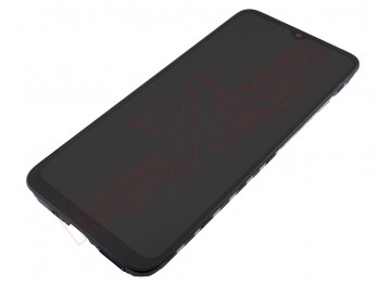 Black full screen Service Pack housing housing PLS IPS with Carbon Gray (Midnight Black) frame for Xiaomi Redmi 9A,M2006C3LG / Redmi 9C, M2006C3MG, M2006C3MNG