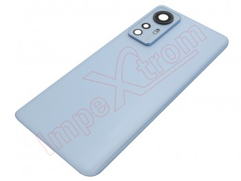 Carcasa trasera / Tapa de batería color azul para Xiaomi 12X, 2112123AC genérica