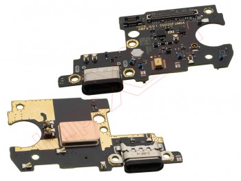 Service Pack Auxiliary plate with USB type C charging connector and microphone for Xiaomi Mi 9 SE