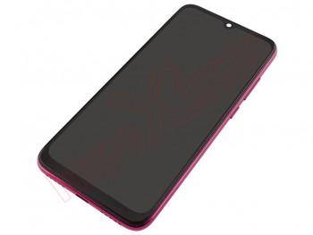 Pantalla completa IPS LCD con marco rojo "Nebula red" para Xiaomi Redmi Note 7,M1901F7G