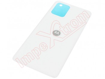 Carcasa trasera / Tapa de batería color blanco brillante (lucent white) para Motorola Moto G73 5G, XT2237