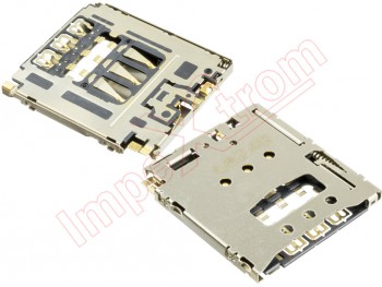 Connector with lector of cards sim for Sony Xperia T3, D5102, D5103, D5106, M50W, Sony Xperia Style