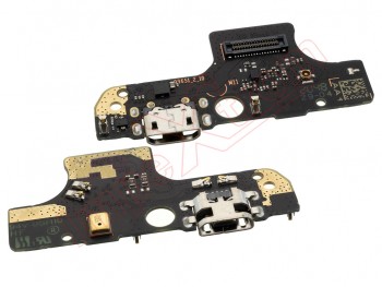 Service Pack Auxiliary plate with micro USB charging connector and microphone for Nokia 2.4, TA-1270