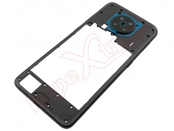 Charcoal front / central housing with frame and cameras lens for Nokia 5.3, TA-1234, TA-1223, TA-1227, TA-1229