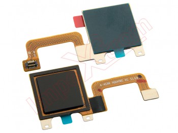 Cable flex con botón lector / sensor de huellas negro para Huawei P9 Lite Mini, SLA-L02, SLA-L22, SLA-L03, SLA-L23