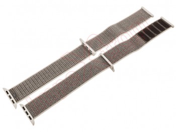 Correa de nylon blanca para reloj inteligente Apple Watch 40 mm