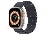 black-midnight-silicone-band-for-smartwatch-apple-watch-ultra-49mm-a2684