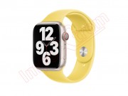 correa-de-silicona-amarilla-lemon-zest-para-reloj-inteligente-apple-watch-series-7-8-de-41mm