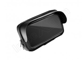 GPS /mobile /PDA waterproof holder with zip and hood for bikes and scooter