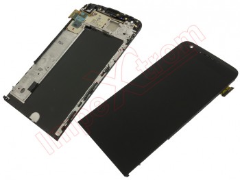 Pantalla completa IPS LCD negra con carcasa frontal LG G5, H850