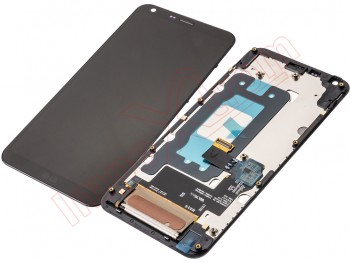 Pantalla completa Service Pack IPS LCD negra LG Q6 M700A, LG Q6+, M700N