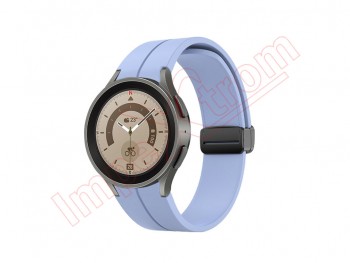 Blue (light purple) silicone band for smartwatch Samsung Galaxy Watch5 40mm, SM-R905F