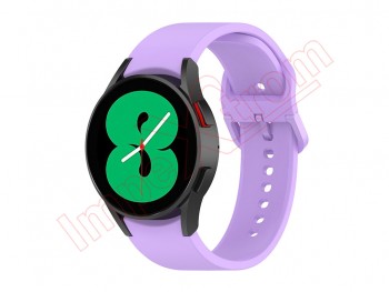 Correa púrpura de silicona tamaño S para reloj inteligente Samsung Galaxy Watch5 Pro 45mm, SM-R925F
