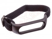 nylon-black-bracelet-strap-armband-for-xiaomi-mi-band-3-4-5-6