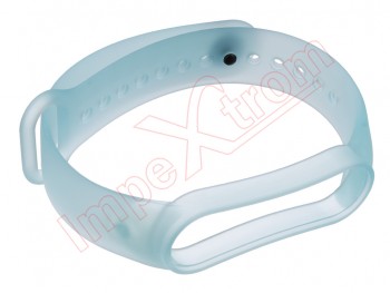 Transparent blue bracelet / strap / armband for Xiaomi Mi Band 6