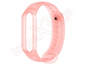 Pulsera / correa / brazalete rosa transparente para Xiaomi Mi Band 6