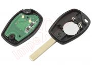 Compatible remote control for Renault Modus / Clio 3 / Kangoo, 2 buttons, Philips crypto 2 ID46 transponder. (PCF7946) Ref: 8200214884