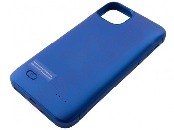 6200mAh blue powerbank with case for iPhone 11 Pro Max, A2218/A2161/A2220