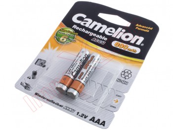 Camelion AAA rechargable battery - 800mAh / 1.2V / Ni-Mh, 2 unid