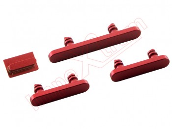Red side volumen, power and hold buttons for iPhone 12 Mini 5.4' / iPhone 12