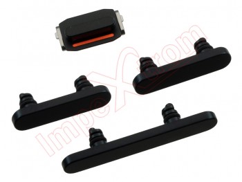Side volume and power buttons black for Apple iPhone 15, A3090