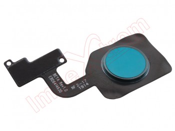 Flex con botón lector de huellas azul para LG G8s Thinq (LM-G810EAW)