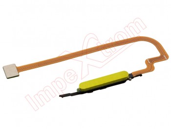 Cable flex con botón lector / sensor de huellas amarillo "Poco Yellow" para Xiaomi Poco M3, M2010J19CG, M2010J19CI / Xiaomi Redmi 9T, J19S