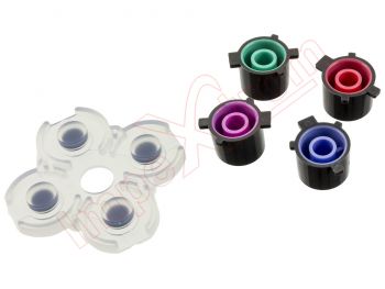articulo vena microscópico Botones principales con membrana mando para Sony Playstation 4, CUH-ZCT2E