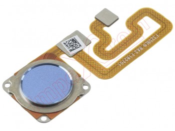 Cable flex con botón lector / sensor de huellas azul para Xiaomi Redmi 6