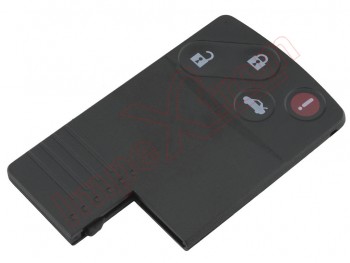 Producto genérico - Carcasa para telemando, tarjeta de Mazda con 4 botones
