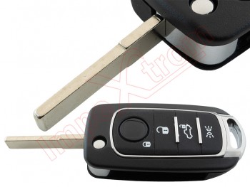 Generic product - 4 button remote control housing for Fiat Egea / Fiat 500X / Fiat Tipo, with blade