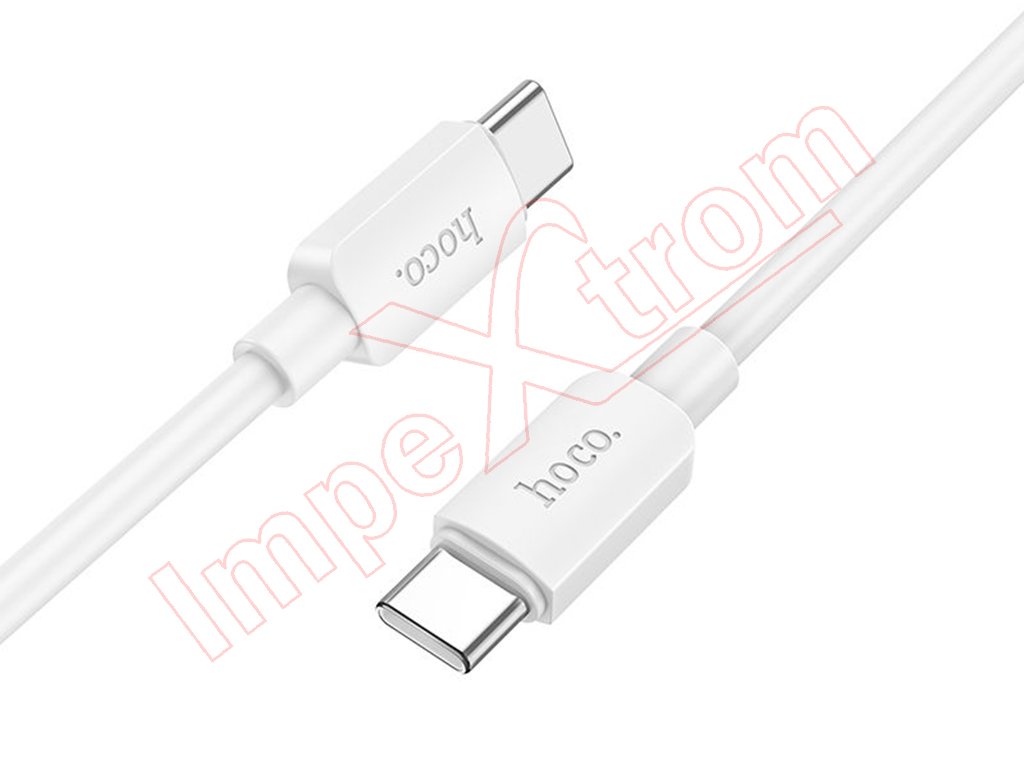 Cable de datos y carga rápida, USB Type-C a Lightning, 1 m, blanco