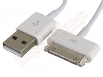 Cable de datos/cargador USB, compatible con iPhone 2G, iPhone 3G, iPhone 4/4s, iPad / iPod
